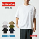 tシャツ メンズ 無地 United Athle ユナイテッドアスレ 5.6オンス ビッグシルエットT ポケット付 5008-01 男女兼用 おしゃれ アメカジ ストリート ヒップホップ