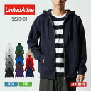 パーカー メンズ 長袖 United Athle ユナイテッドアスレ 10.0オンス CVC スウェットフルジップ パーカ 5620-01 大きいサイズ 男女兼用 ユニセックス 裏起毛 スウェット 素材 秋 冬 ホワイト 白 ブラック 黒 ネイビー 紺 グレー 緑 グリーン 赤 レッド 防寒 S M L XL XXL XXXL