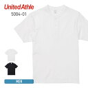 tシャツ メンズ 半袖 United Athle ユナイテッドアスレ 5.6オンス ヘンリーネック Tシャツ 500401 カジュアル かっこいい おしゃれ