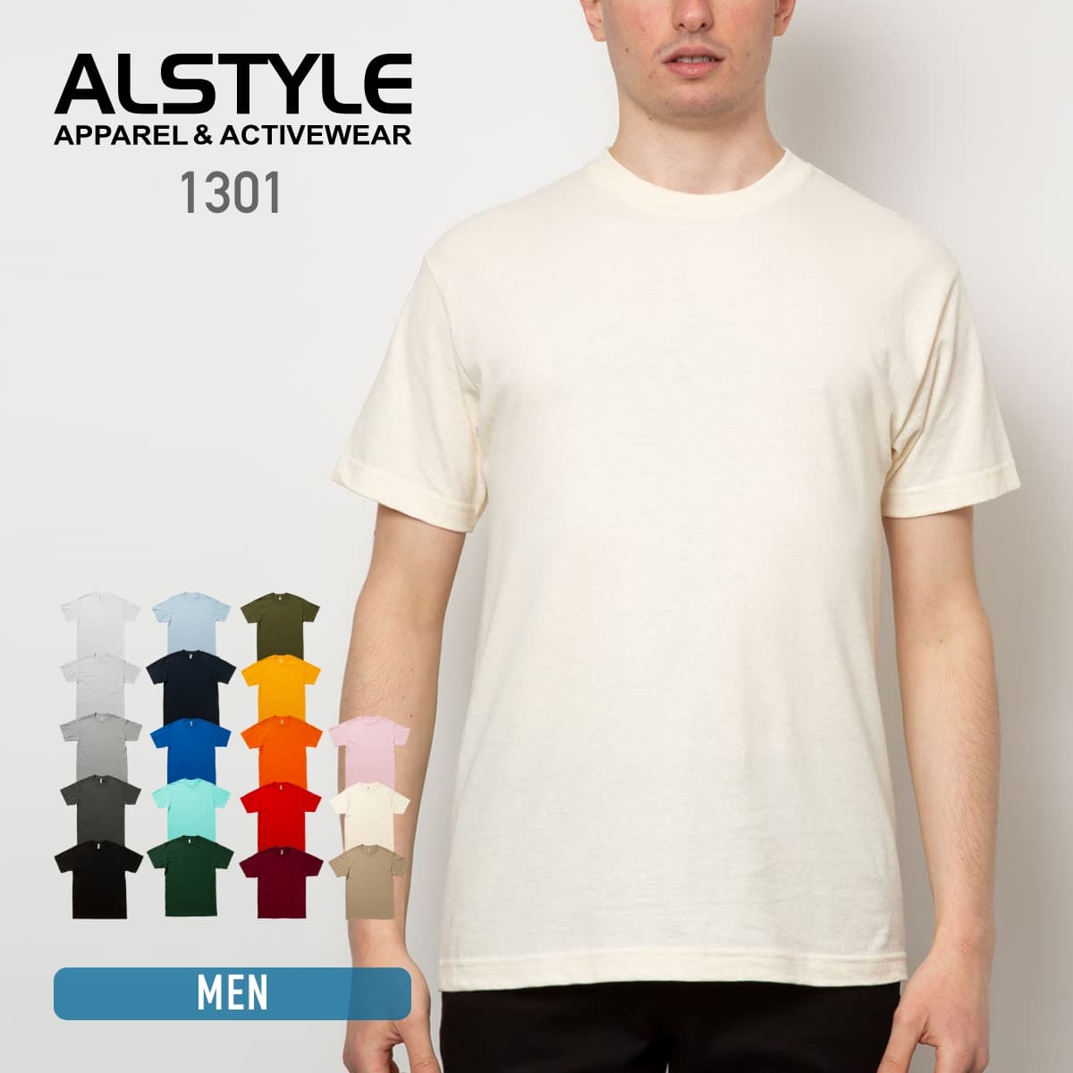 tシャツ メンズ 半袖 ALSTYLE アルスタイル 6.0オンス クラシック Tシャツ 1301 アメリカンフィット 厚手 ダンス 運動会 文化祭 チーム tシャツ S M L XL