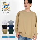 トレーナー メンズ 長袖 CROSS STITCH クロススティッチ レギュラー ウェイト ビッグシルエット スウェット シャツ SB2280 男女兼用 オーバーサイズ M L XL