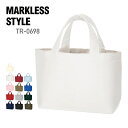 トートバッグ 無地 MARKLESS STYLE マークレススタイル キャンバストート SS tr0698 男女兼用 バッグインバッグ 白 黒 赤 青 ピンク ...