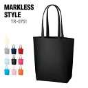 トートバッグ 無地 MARKLESS STYLE マークレススタイル キャンバスデイリートート M tr0751 男女兼用 カラフル エコバッグ レディース メンズ a4