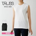 ノースリーブ レディース 無地 TRUSS トラス ウィメンズ ノースリーブ Tシャツ wos-808 女性用 袖なし コットン