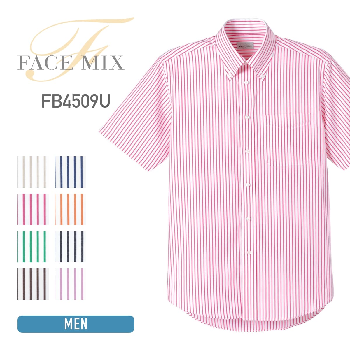 樂天商城 - FACE MIX フェイスミックス ユニセックス シャツ（半袖） fb4509u