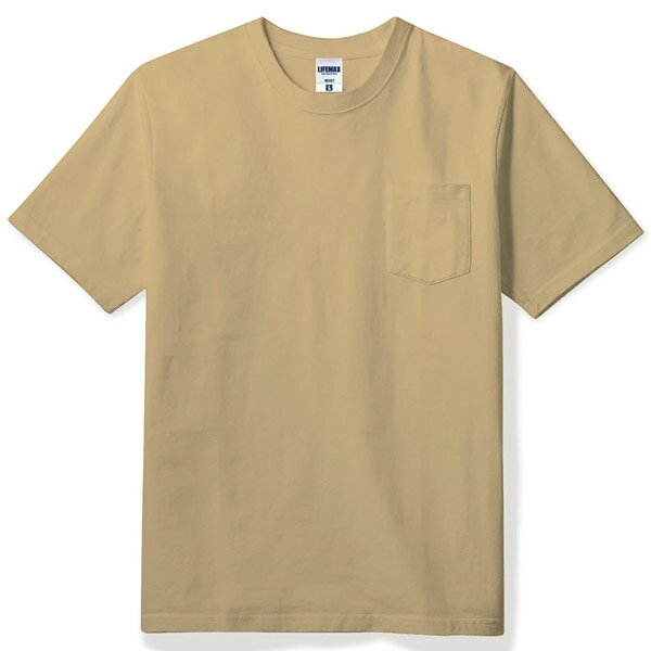 【3,980円以上で送料無料】LIFEMAX(ライフマックス)10.2oz ポケット付スーパーヘビーウェイトTシャツ MS1157