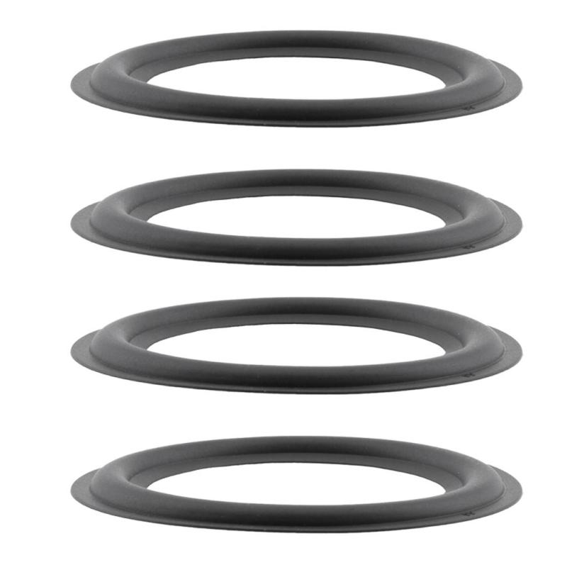 4個 修理キット ラバー フォーム スピーカー エッジ リペア アクセサリー 4インチ