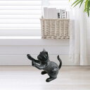 装飾的な猫のブックエンド鋳鉄製の本保有者動物のブックエンド猫愛好家のための勉強室の贈り物