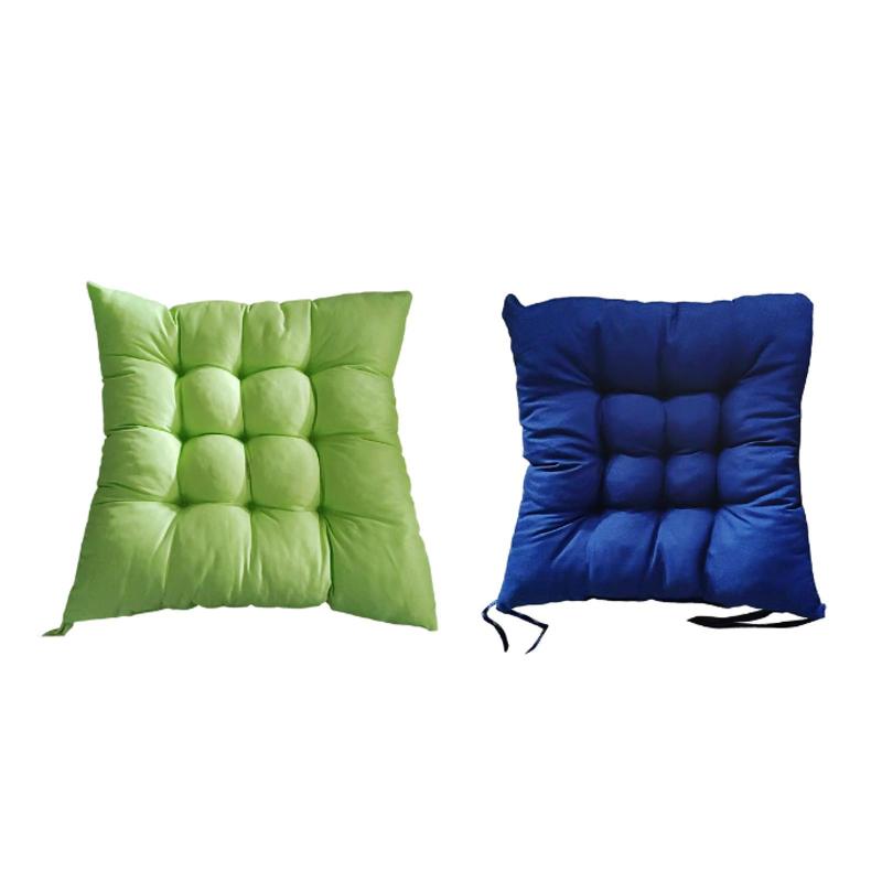 椅子用クッション シートクッション 通気性 快適 正方形 畳クッション 椅子パッド リビングルーム ホー..