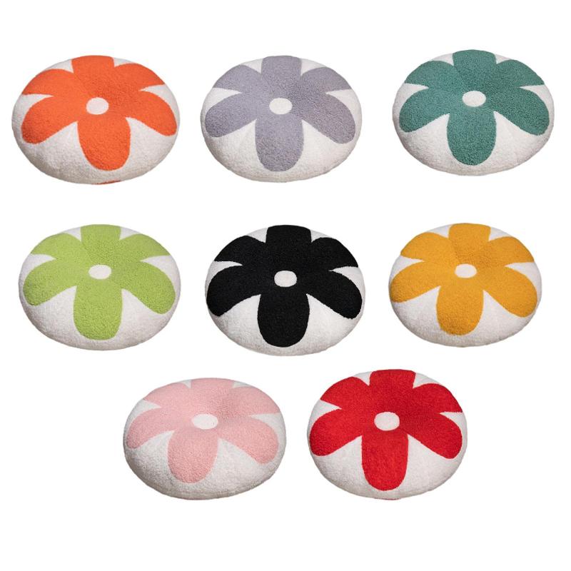 45cm瞑想床枕クッション短いぬいぐるみppコットン充填装飾的な座席屋内タタミの軽量のためのクッション