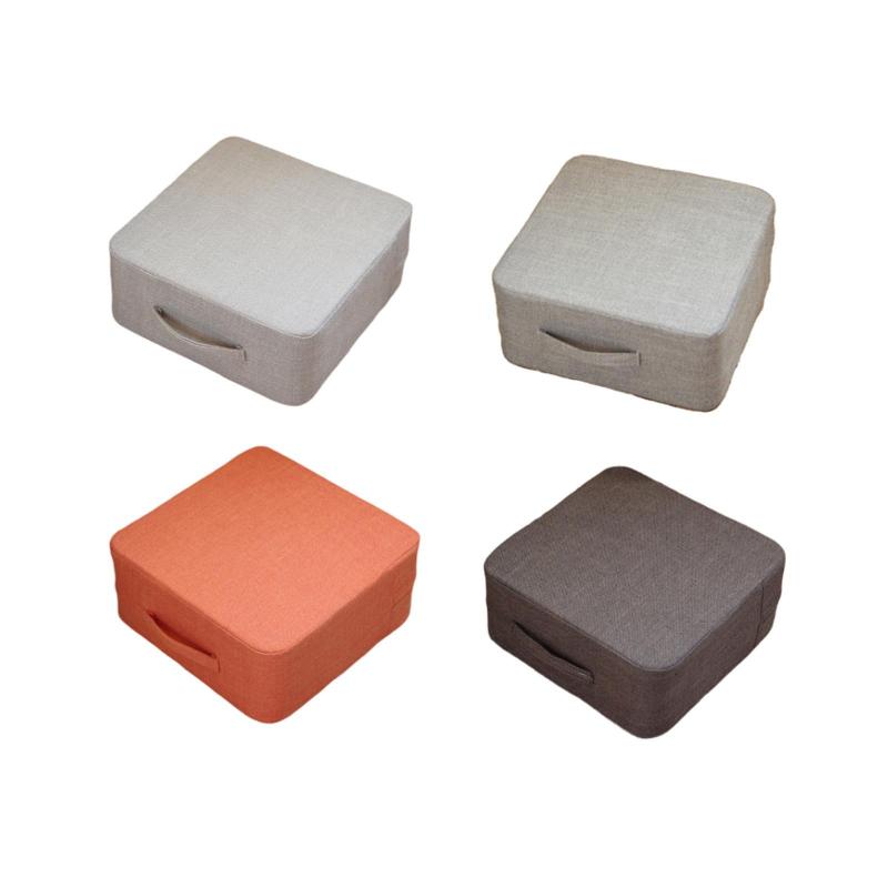 フロアピロー 正方形 装飾 便利 15.75x15.75x7.09インチ 座席クッション フロアクッション 屋外エリア ..