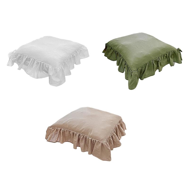 チェアクッション チェアパッド ジッパー開閉 滑り止め コットン入り 15.75x15.75インチ シートクッシ..