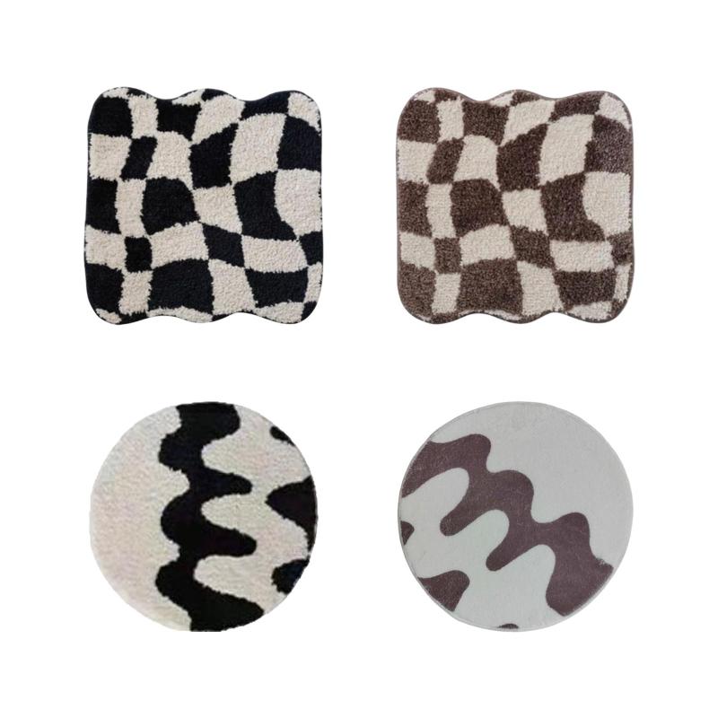 シートクッション チェアパッド シートパッド 滑り止め チェアマット ホームデコレーション 15.75 x 15..