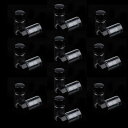 20個 3ml エッセンシャルオイルボトル ガラスバイアル ジャー オイルブレンド香水用