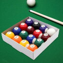 16ピースビリヤードボールセット.ミニプールボールプールボール.バー用子供用ビリヤードボールおもちゃ