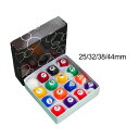 16個の小さなプールボールセット ミニビリヤードプールボール 子供用ビリヤードボール フルセット レクリエーションスポーツ ゲームルーム ホーム用