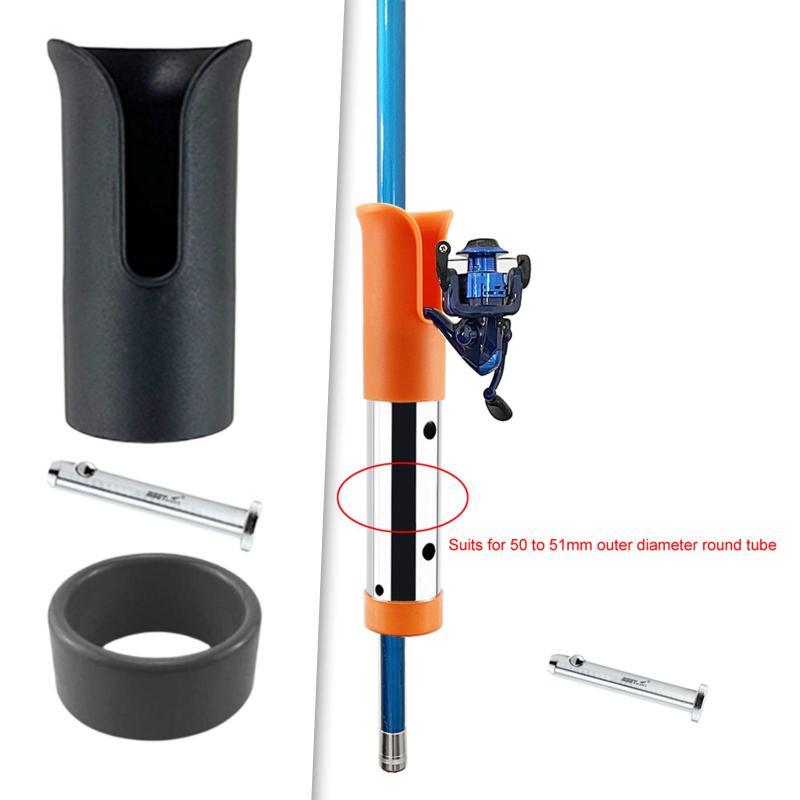 釣り竿ラックインサートプロテクターは釣りホルダーポールブラックに適合