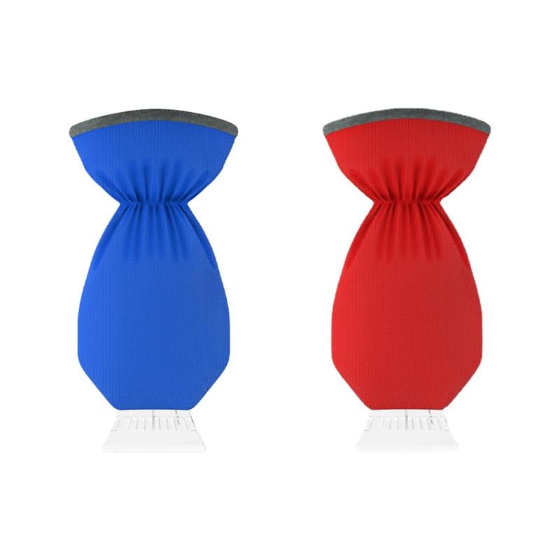 アイススキージ 車のフロントガラス用アイススキージ.軽量.車の除雪ツール.窓付きトラック用冬雪スペードグローブ