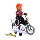 ティンボーイ自転車装飾像 家の装飾 ホリデー 感謝祭