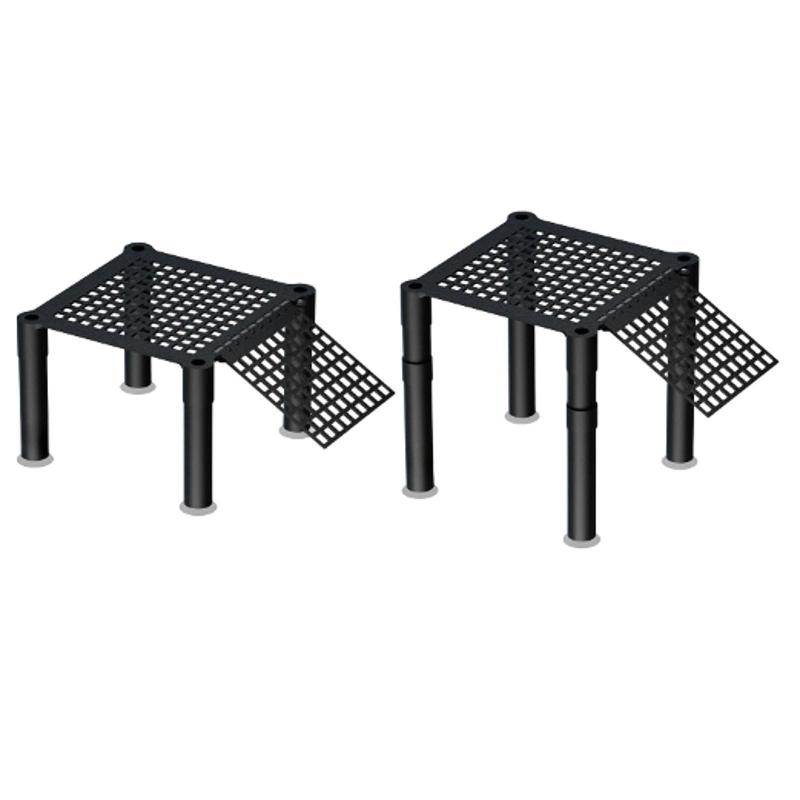 タートルバスキングプラットフォーム.休憩エリア.多機能水生爬虫類ランプドック.バスキングエリアタートルタンクアクセサリー