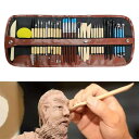 36 ピース粘土ツールエンボスパターン DIY 描画モデリング粘土