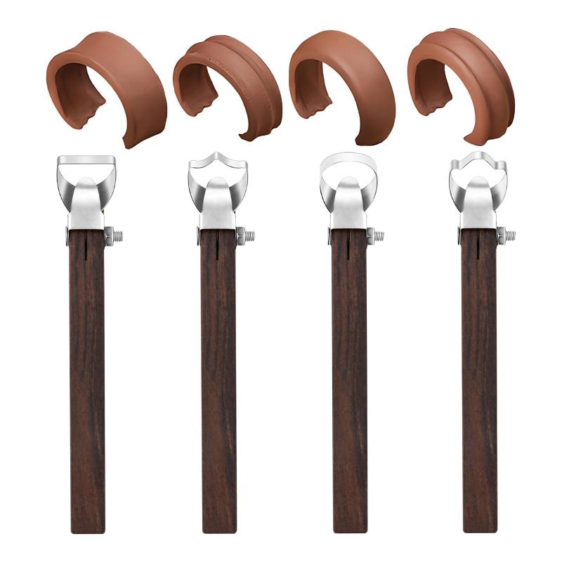 4個入り 陶器カップハンドル形状ツール カップハンドルモデリングツール モデル作成工芸 粘土彫刻用スクレーピング 粘土彫刻用