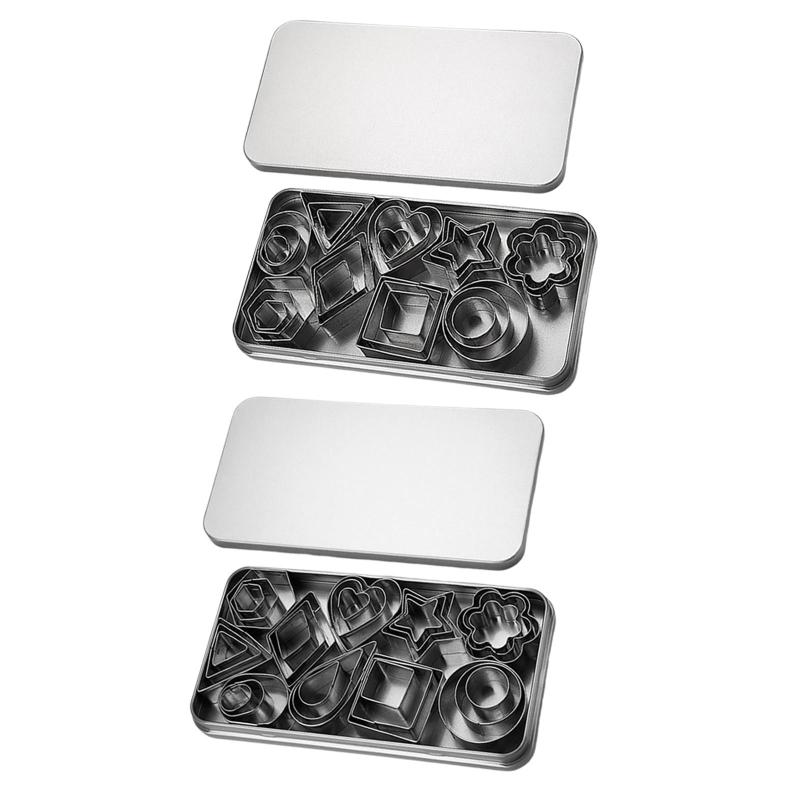 フォンダンベーキング用のポリマークレイカッターDIYクッキーカッターセット