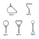 粘土彫刻ツール 陶器彫刻ツール プロ仕様ポータブル成形陶器トリミングツール 陶器ボディスクレーピングツール 2個