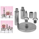 金属人形ヘッドスタンドブラケット彫刻陶器粘土スタンドサポートホルダーとベース付き DIY 陶器セラミックスモデルツールアクセサリー