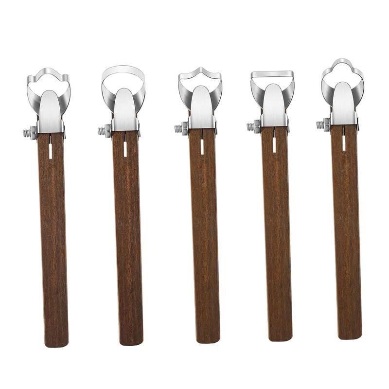 5 個セラミックハンドル作成ツール DIY 粘土彫刻彫刻