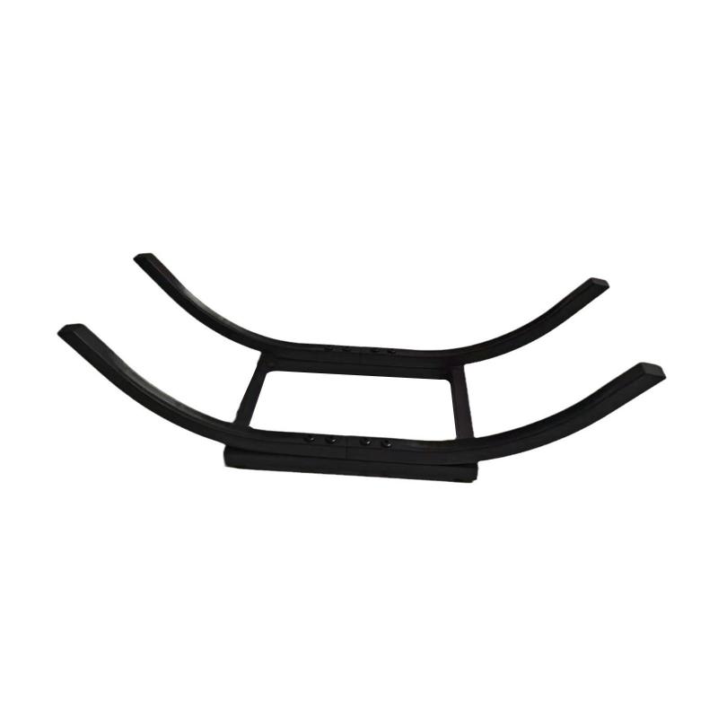 薪ラック ブラック 薪置き 整理 鉄製 湾曲 木製ラック 屋内用