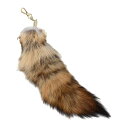 40cm しっぽキーホルダー パーティーアライグマコートしっぽ