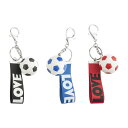 サッカー キーチェーン リスト ストラップ ペンダント 財布 ハンドバッグ アクセサリー お土産用