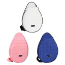 テニスラケットバッグ ラケットチェストバッグ 調節可能なストラップ 用具オーガナイザー クロスボディバッグ 練習用 大人 男性 女性 スポーツ