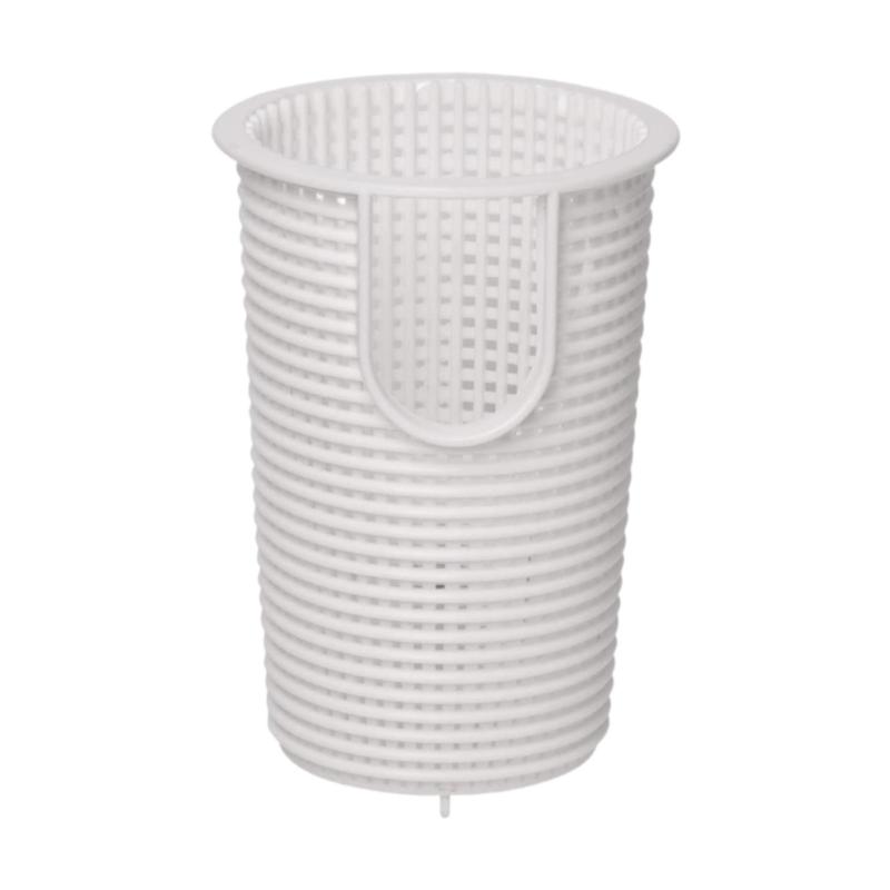 プールスキマーバスケット ホワイト.継手 ポータブル交換用ストレーナーバスケット 再利用可能 スイミ..