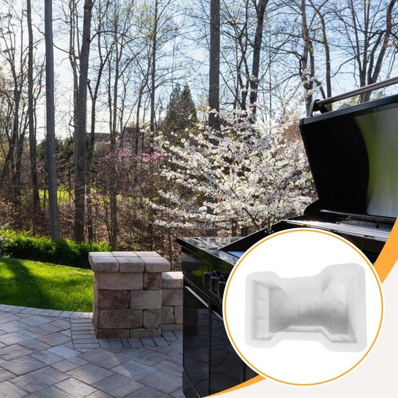 レンガ模型車道再利用可能ポータブルレンガテンプレート庭の芝生用