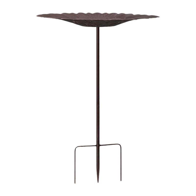 鳥の餌箱 ボウル 杭付き バードバス 芝生 屋外 庭 裏庭用