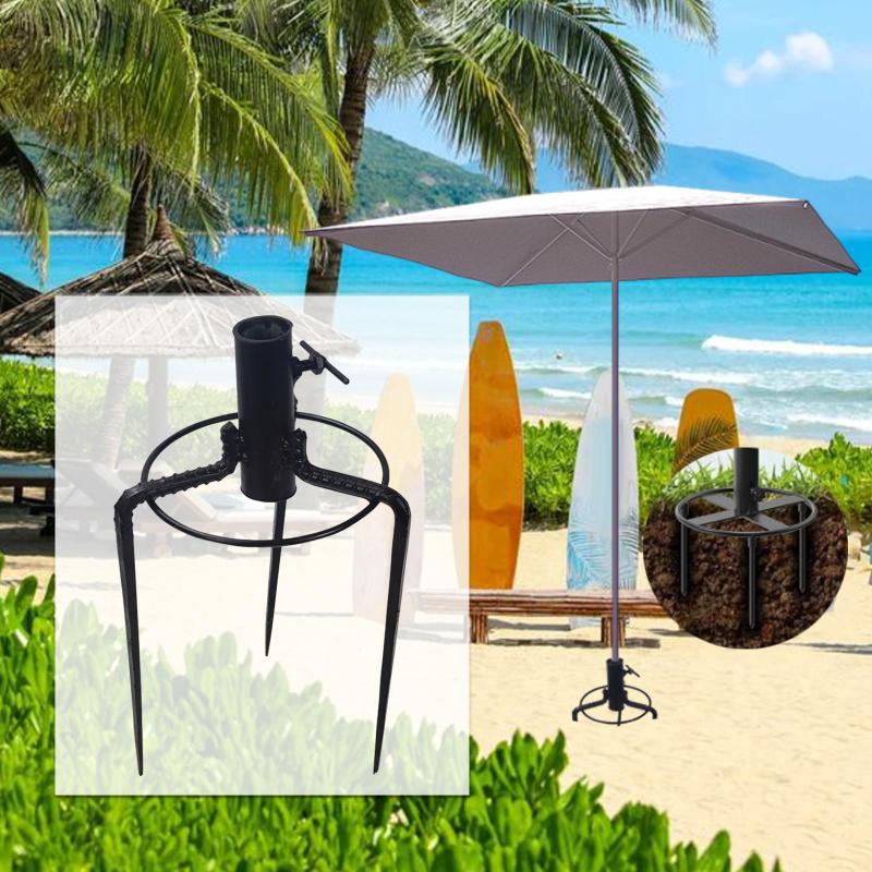 傘型サンドアンカー ポータブル ノーディグ グラウンドアンカー 旗型芝生釣り竿用