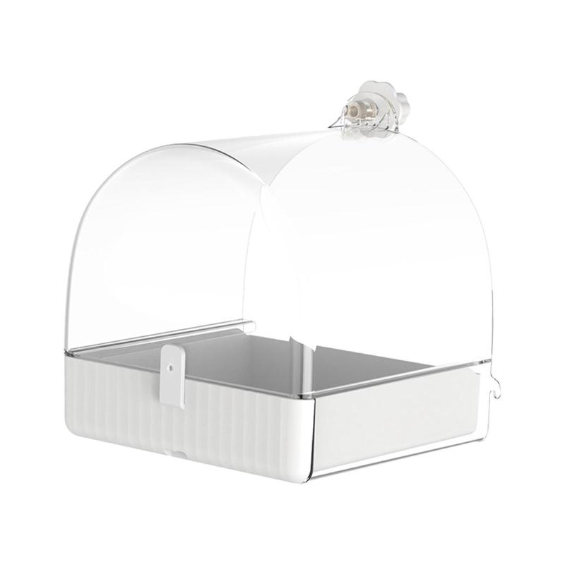 鳥用水浴びケージ 透明 鳥用浴槽 インコ オカメインコ セキセイインコ用