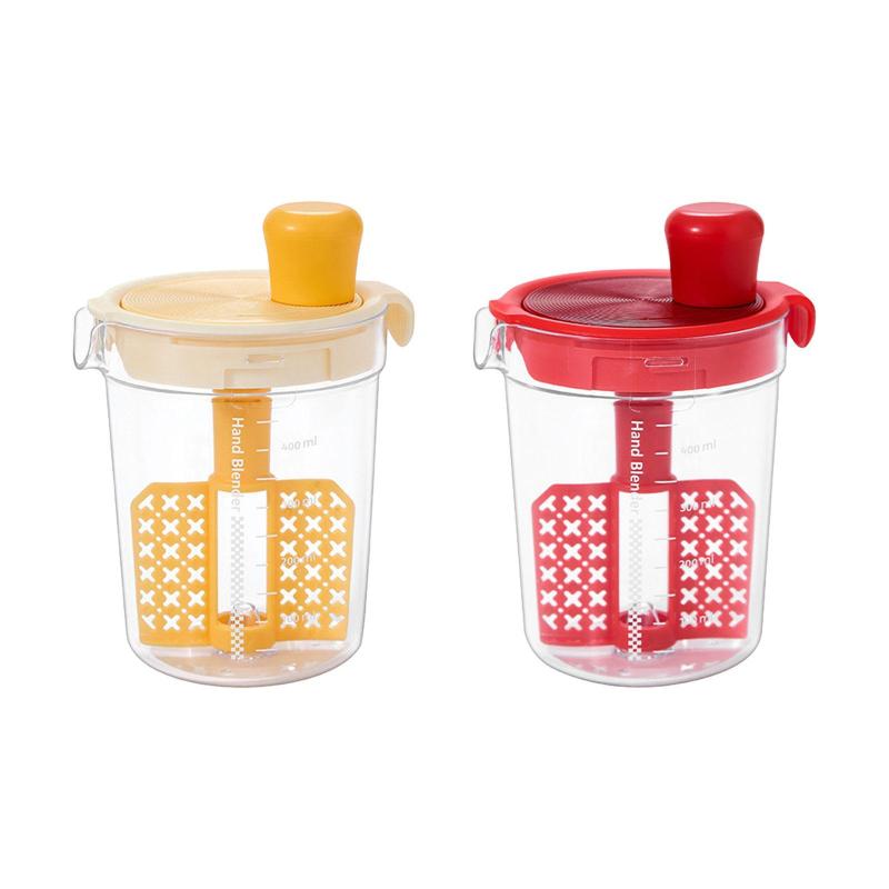 サラダドレッシングミキサー サラダミキシングカップ エッグフィルタースプリッター 手動撹拌ボトル エッグセパレーター 家庭用 ソース オイル ダイニングルーム用