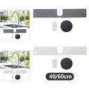 キッチンシンク用蛇口マット.ドリップキャッチャートレイ.サンドペーパー乾燥マット付き.スプラッシュガードシンクトレイ.家庭用カウンター洗面所