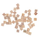 DIY 10x10x10mm 約100個 木製 ミニ 装飾用 立方体 木片