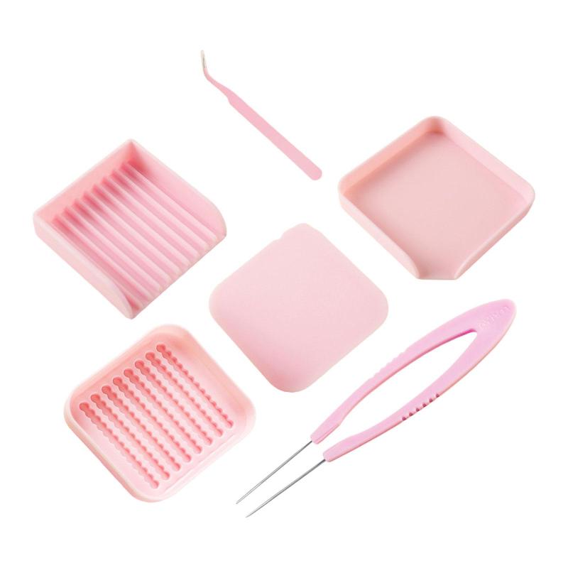 アイロン接着ビーズクラフトキット.クラフト材料用オーガナイザートレイ