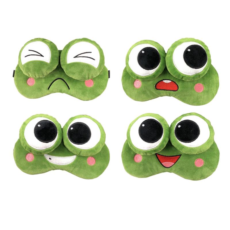 睡眠用のかわいいアイマスク 面白い動物のアイシェード 夜の睡眠マスク 旅行 昼寝用