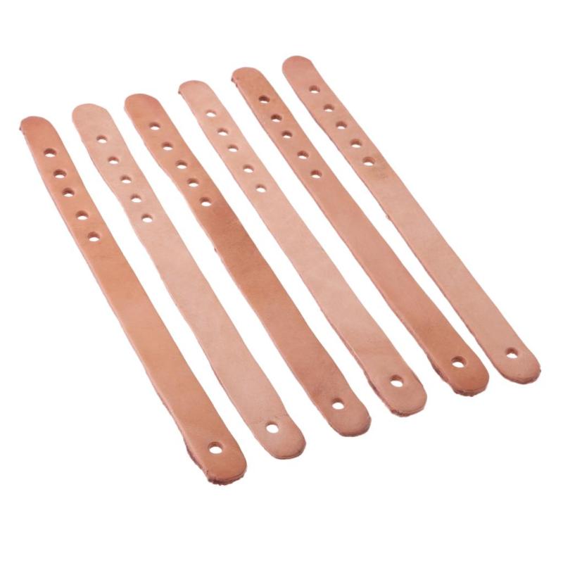 ビリヤード台用レール付きレザーベルト6本