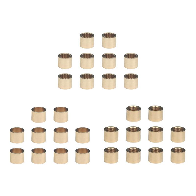 10x ビリヤードキューフェルール スヌーカープールキューフェルール ビリヤード銅キューフェルール 銅..