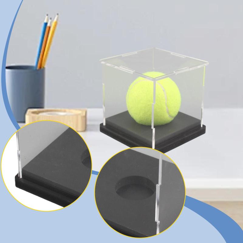 テニスボールとビリヤードボール用アクリル製野球用ディスプレイケース