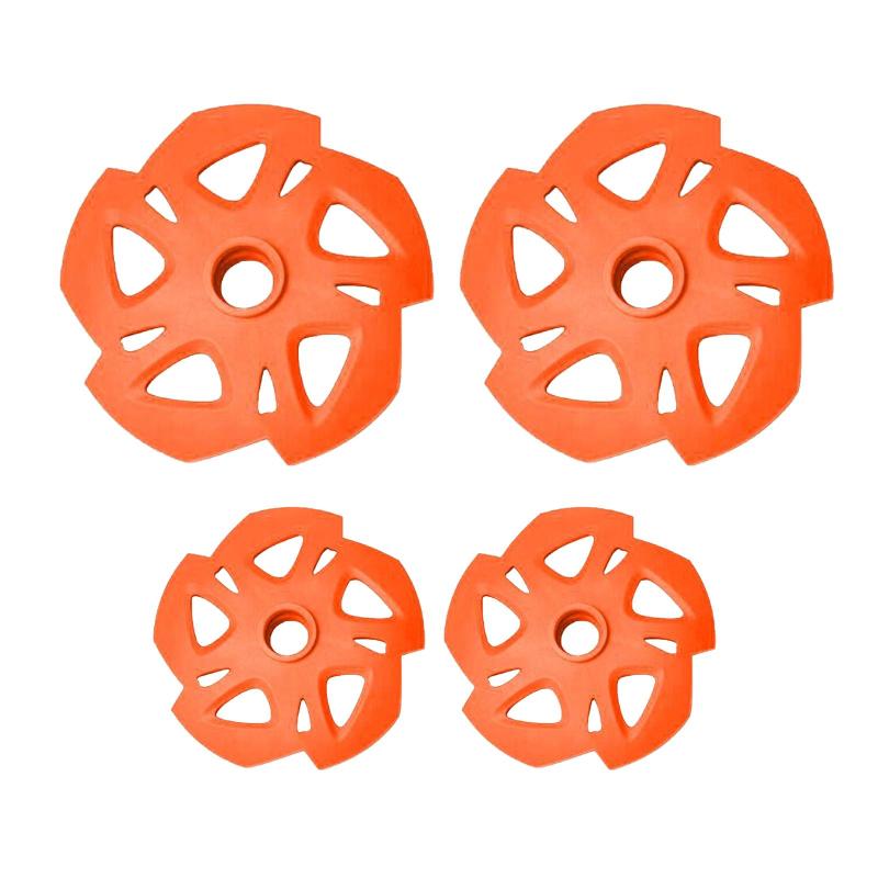 2 個 ハイキングポールバスケット交換部品.ウォーキングスティック交換用チッププロテクター.トレッキングポールチップアクセサリー.アウトドア用