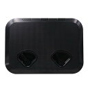 キャラバン/ボート/RV用の蓋付きブラック検査アクセスプラスチックハッチ新品