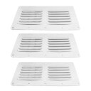 3x ボートホワイト用プラスチックボートホース吸気ベント通気カバー